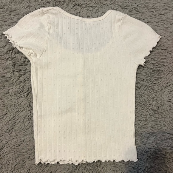 Brandy Melville Button Up Eyelet Zelly Top (DISCONTINUED) - Picture 2 of 5